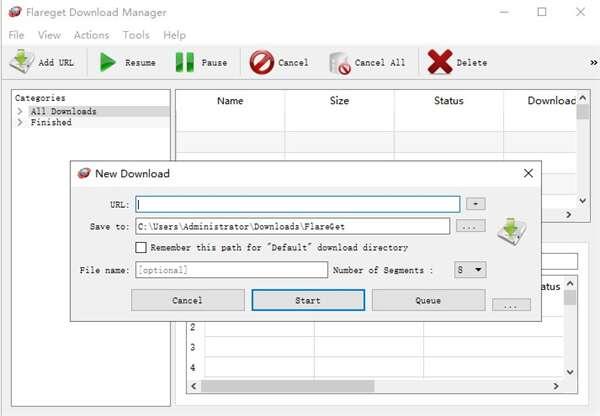 flareget download manager(高速下载工具)v5.0.0官方最新版