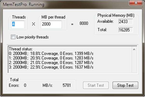 MemTest(内存检测)官方版 7.0 最新绿色版